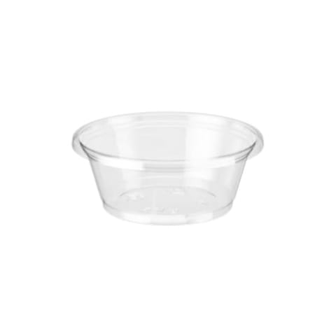 1.5 oz. Clear PP Plastic Portion Cup - (2500/Case)