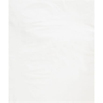 15 x 18" - 2 Mil White Flat Poly Bags (100 Pack)