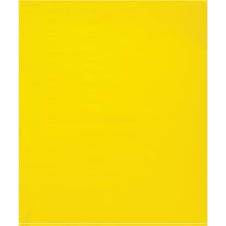 15 x 18" - 2 Mil Yellow Flat Poly Bags