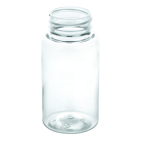 150cc Clear PET Plastic Packer Bottle 38-400 (400/Case)