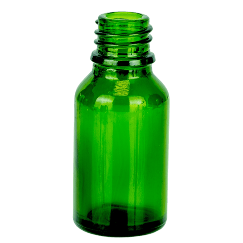15ml Green Glass Euro Bottle 18-415 (468/Case)