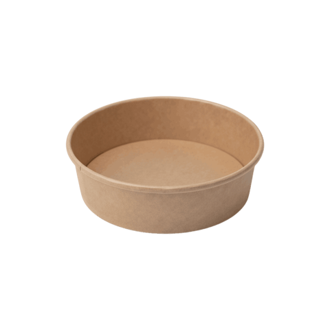 16 oz. Kraft Paper Salad Bowls - (300/Case)