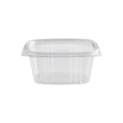 16 oz PET Plastic Hinged Deli Container - (200/Case)