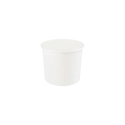 16 oz. White Paper Soup Cups​ - (500/Case)