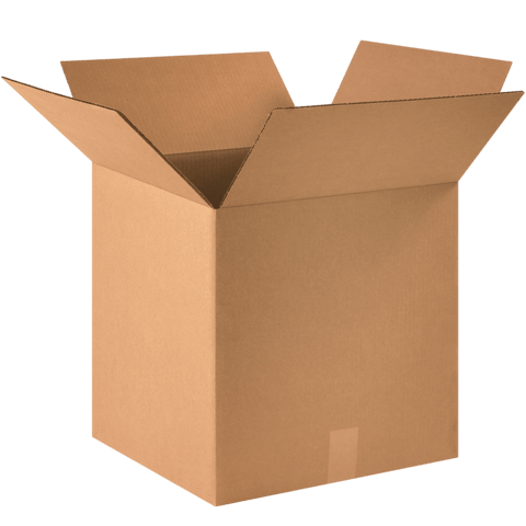 16" x 16" x 16" Corrugated Shipping Box – Kraft 32 ECT, Single Wall - (25/Bundle)