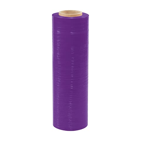 18" x 80 Gauge x 1500' Purple Cast Hand Stretch Film
