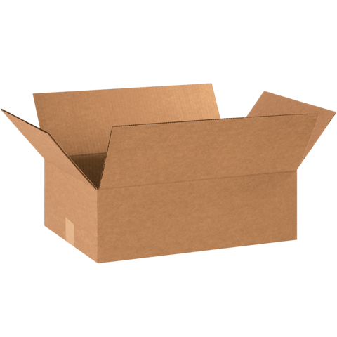 18" x 12" x 6" Corrugated Shipping Box – Kraft 32 ECT, Single Wall - (25/Bundle)
