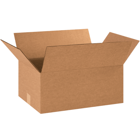 18" x 12" x 8" Corrugated Shipping Box – Kraft 32 ECT, Single Wall - (25/Bundle)