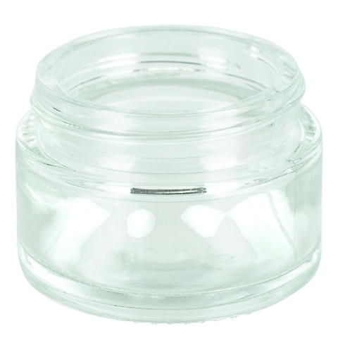 1oz Clear Glass Jar 48-400 (180/Case)