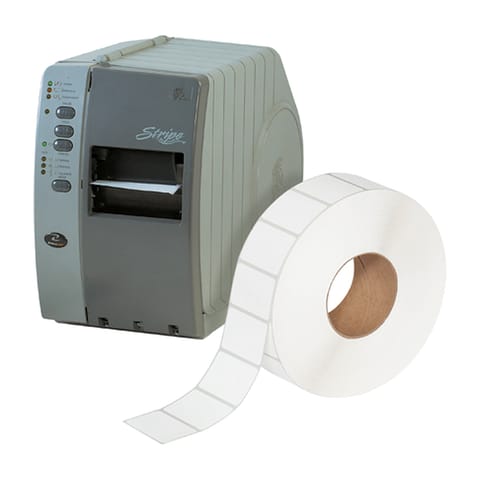 2 1/4 x 1 1/2" White Thermal Transfer Labels