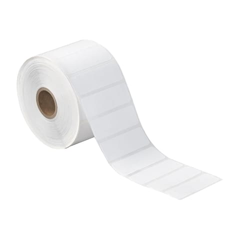 2 1/4 x 3/4" White Desktop Direct Thermal Labels