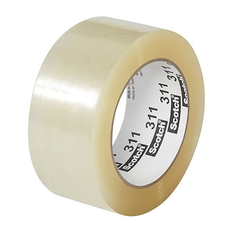 2" x 110 yds. Clear Scotch® Box Sealing Tape 311+ – 2.05 Mil
