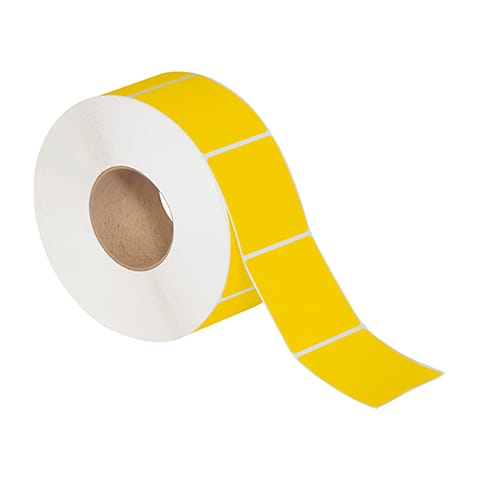 2 x 3" Yellow Thermal Transfer Labels