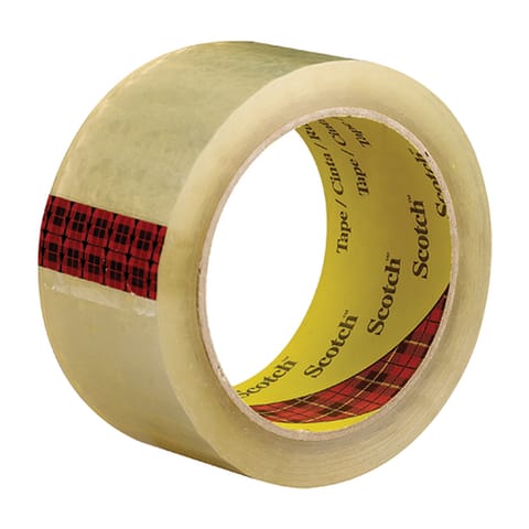 2" x 55 yds. Clear 3M™ 373+ Carton Sealing Tape – 2.5 Mil