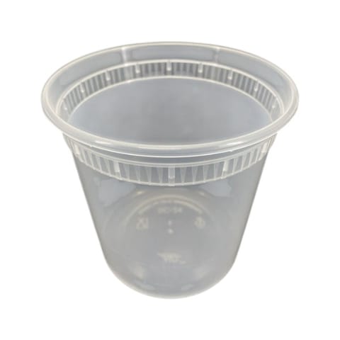 24 oz. Heavy-Duty Clear Deli Container, Microwavable - (500/Case)
