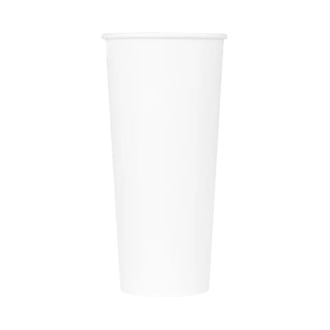24 oz. White Poly Lined Paper Hot Cup - Ideal For Coffee, Tea & Cocoa - (500/Case)