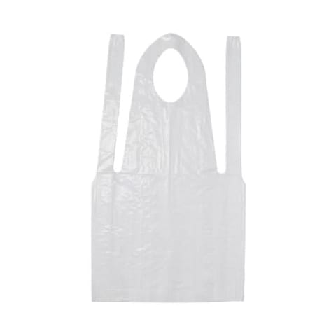 28" x 46" White Poly Apron - (1000/Case) P2846