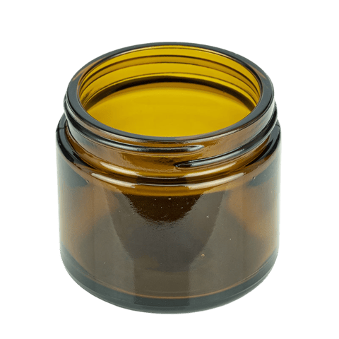 2oz Amber Glass Jar 53-400 (168/Case)
