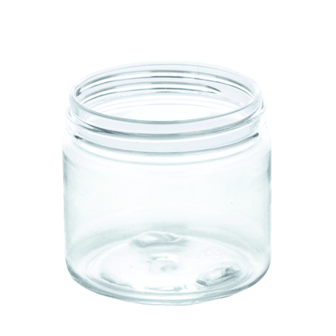 2oz Clear PET Plastic Jar 48-400 (736/Case)