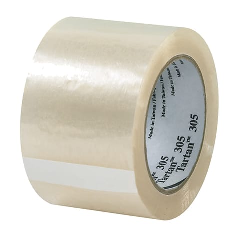 3" x 110 yds. Clear Tartan™ Box Sealing Tape 305 – 1.8 Mil