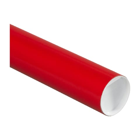 3 x 12" Red Tubes with Caps