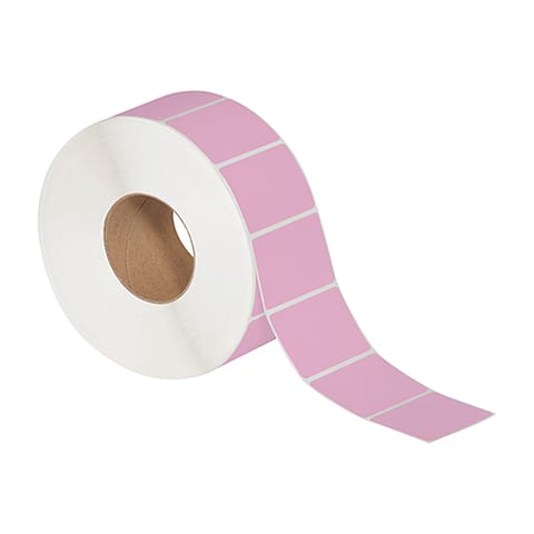 3 x 2" Pink Thermal Transfer Labels