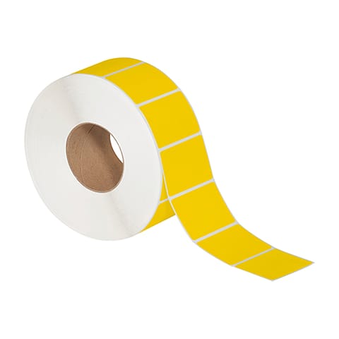 3 x 2" Yellow Thermal Transfer Labels