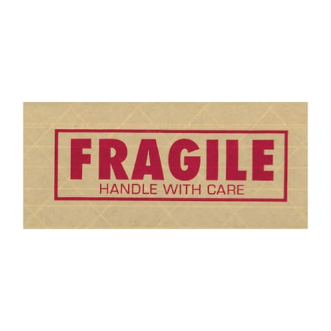 3" x 450' "Fragile" Messaged Reinforced Water Activated Tape