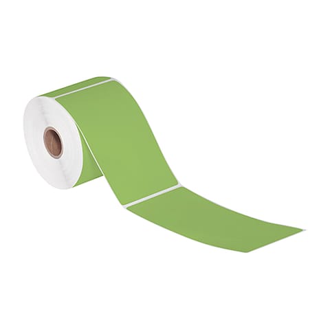 3 x 5" Green Desktop Direct Thermal Label
