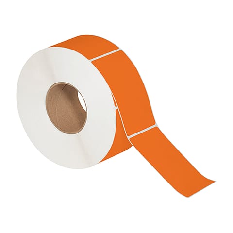 3 x 5" Orange Direct Thermal Labels