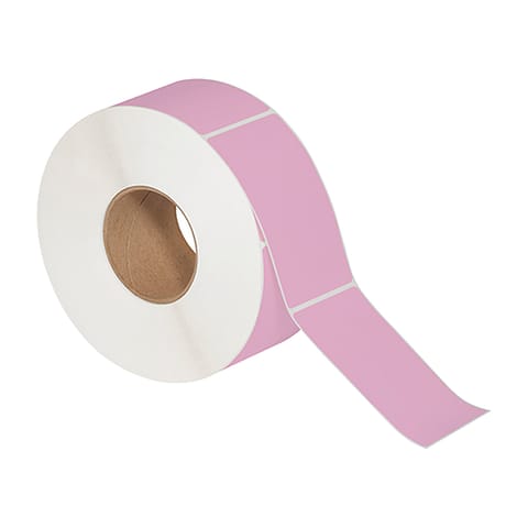 3 x 5" Pink Thermal Transfer Labels