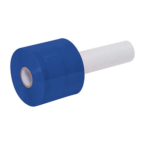 3" x 80 Gauge x 1000' Blue Extended Core Bundling Film