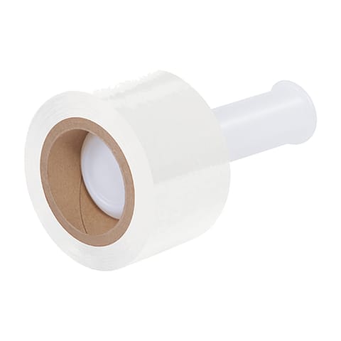 3" x 80 Gauge x 1000' White Bundling Stretch Film