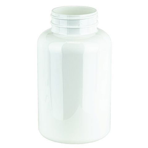 300cc White PET Plastic Packer Bottle 45-400 (256/Case)