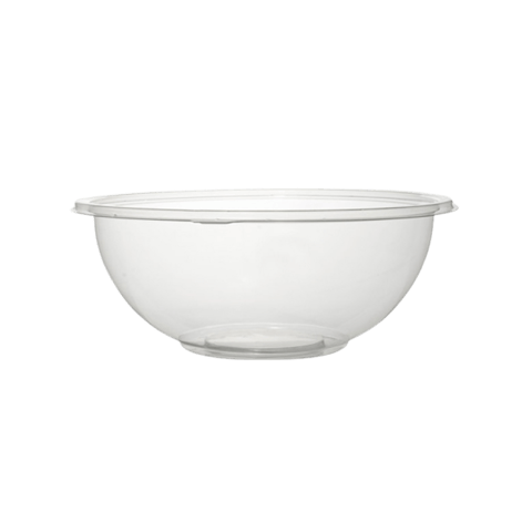 32 oz Clear Round PET Plastic Bowl - (150/Case)
