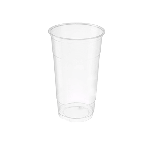 32 oz. Clear PET Plastic Cold Cups - (500/Case)