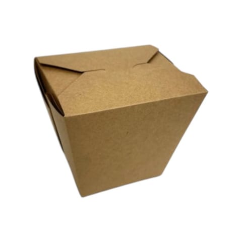 32 oz. Kraft Paper Chinese Take-Out Box - (360/Case)