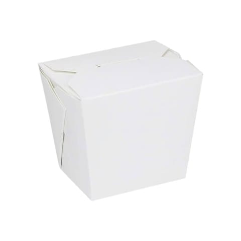 32 oz. White Paper Chinese Take-Out Box - (360/Case)