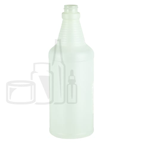 32oz HDPE Plastic Carafe Sprayer Bottle 28-400 Neck Finish (100/Case)