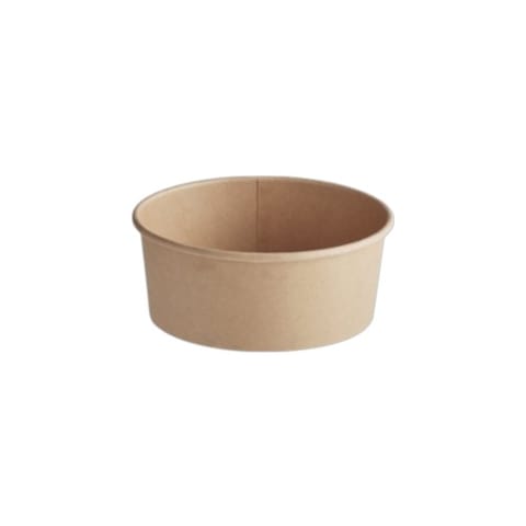34 oz Kraft Paper Bowl - (600/Case)