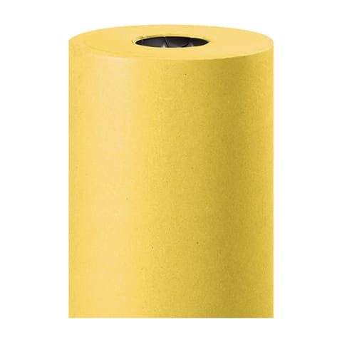 36" - 50 lb. Yellow Kraft Paper Rolls