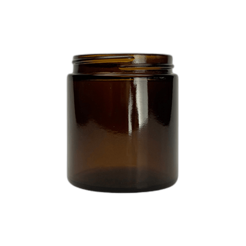 4 oz. Amber Glass 58-400 Straight Sided Round Jar - (105/Case)
