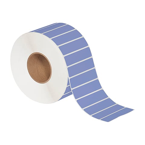 4 x 1" Purple Thermal Transfer Labels