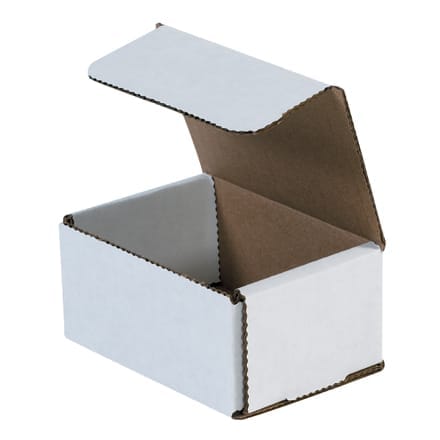 4 x 3 x 2" White Corrugated Mailers (25 Pack)