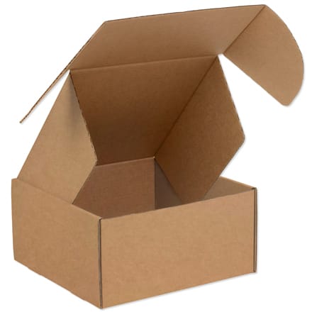 4 x 4 x 4" Kraft Deluxe Literature Mailers
