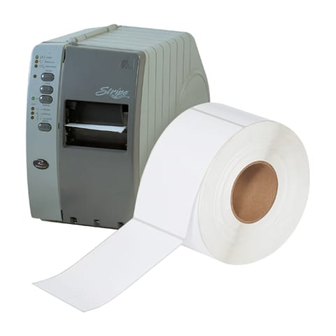 4 x 6 3/4" White Direct Thermal Labels