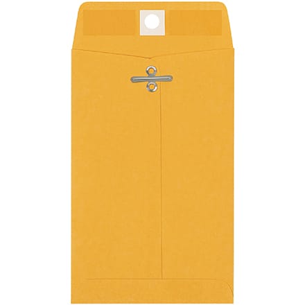 4 x 6 3/8" Kraft Clasp Envelopes