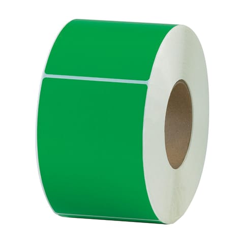 4 x 6" Dark Green Thermal Transfer Labels