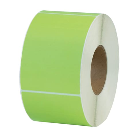 4 x 6" Green Thermal Transfer Labels
