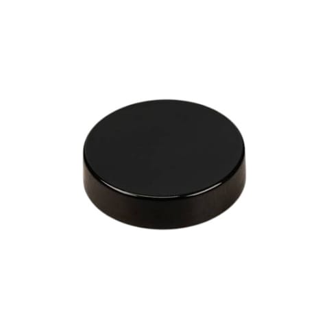 45-400 Black Smooth Continuous Thread Cap with HS Liner - (2000/Case)